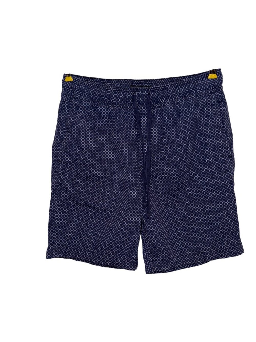 Banana Republic Mens Small Navy Deck Shorts Elastic Waistband Drawstring